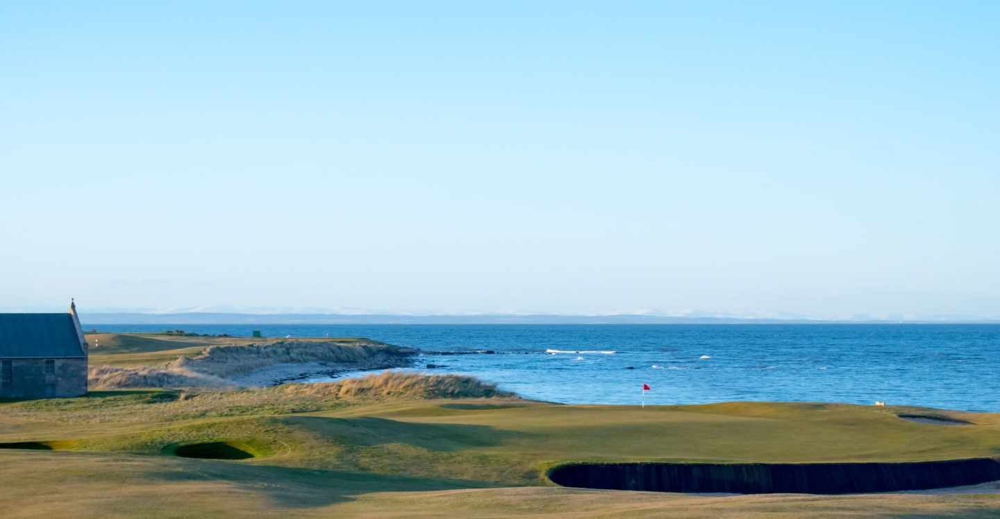 Crail Golfing Society – Balcomie Links — coastal view